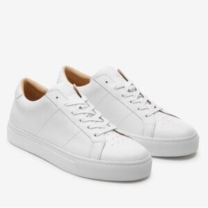 Greats Royale Leather Sneakers in White Size 8